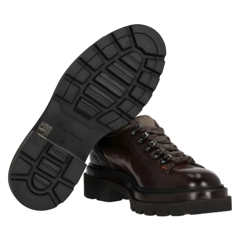 Heren Santoni Nette Schoenen^e leren Alpine platte schoenen