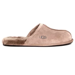 Heren UGG Pantoffels^Bruine leren enkellaarzen