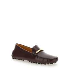 DAMES Tod's Loafers^e leren loafers met logoplaquette