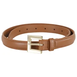 DAMES Anine Bing e leren riem met gouden gesp