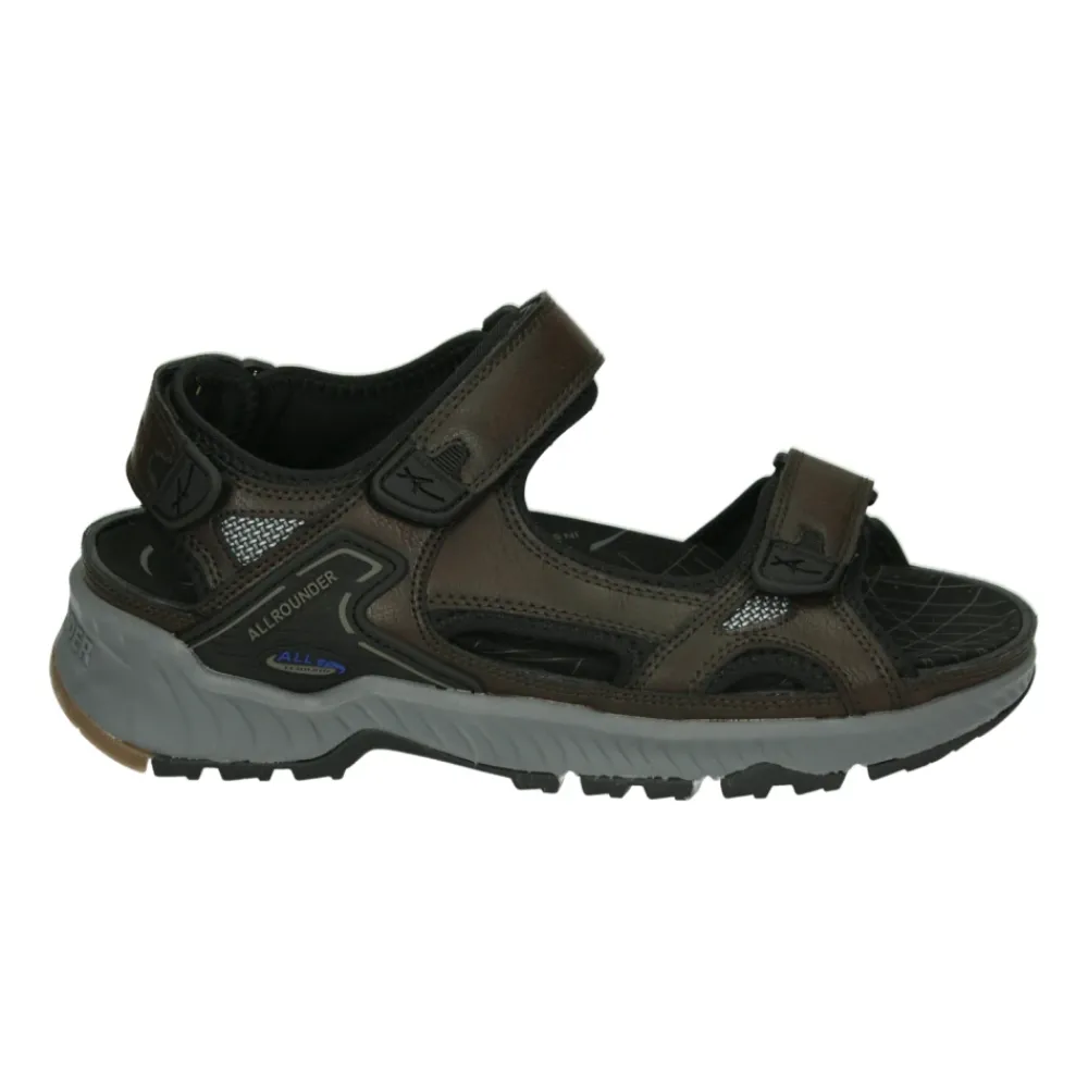 Heren Allrounder e leren sandalen