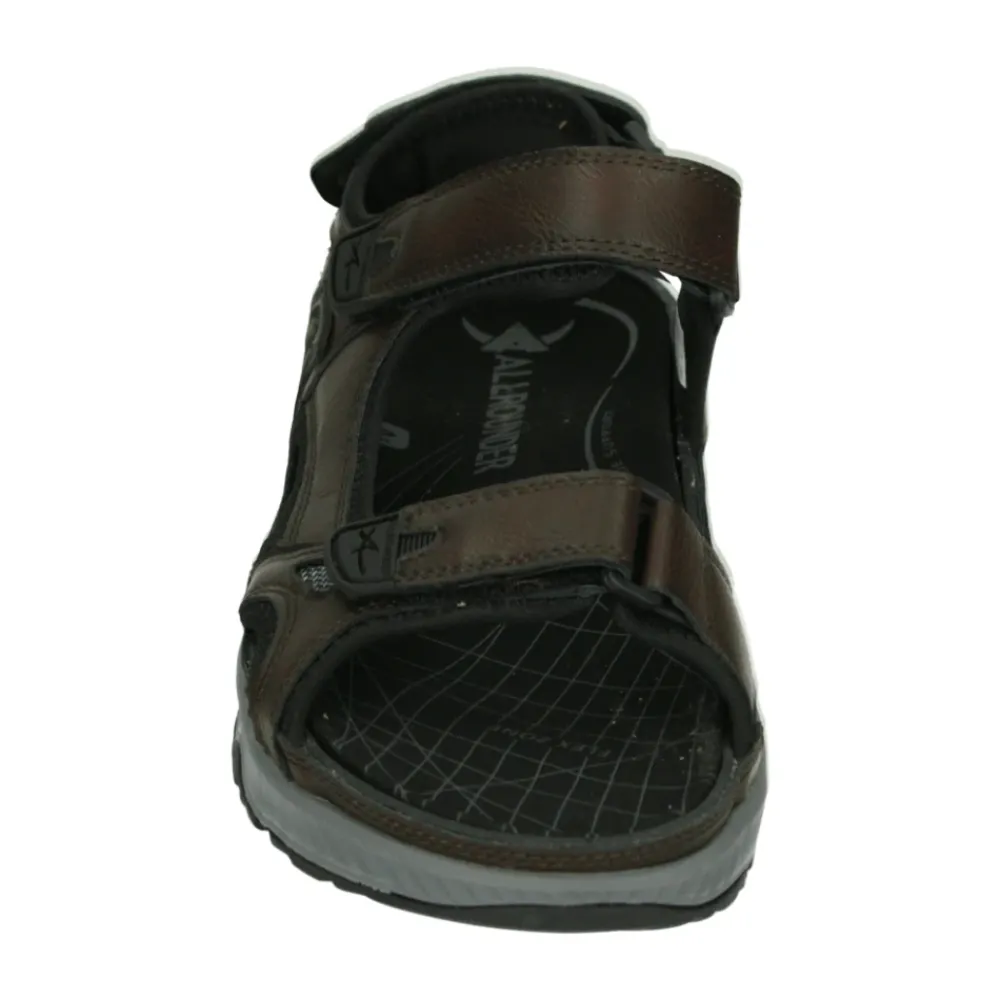 Heren Allrounder e leren sandalen