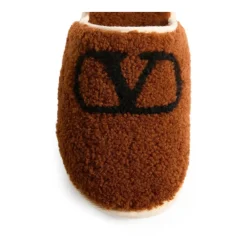 Heren Valentino Garavani e leren sandalen met VLogo-detail