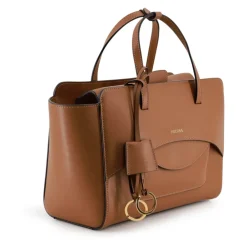 DAMES Hidesins Handtassen^e leren tas met magnetische sluiting