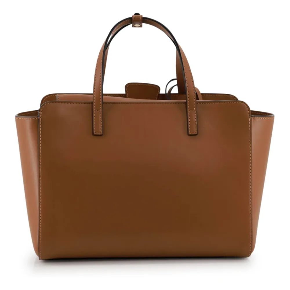 DAMES Hidesins Handtassen^e leren tas met magnetische sluiting