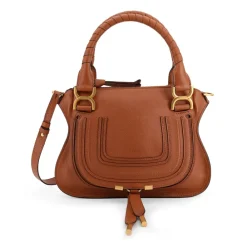 DAMES Chloé Handtassen^e leren tas met ritssluiting