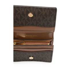 DAMES Michael Kors Portefeuilles^e Monogram Portemonnee met Gouden Slot