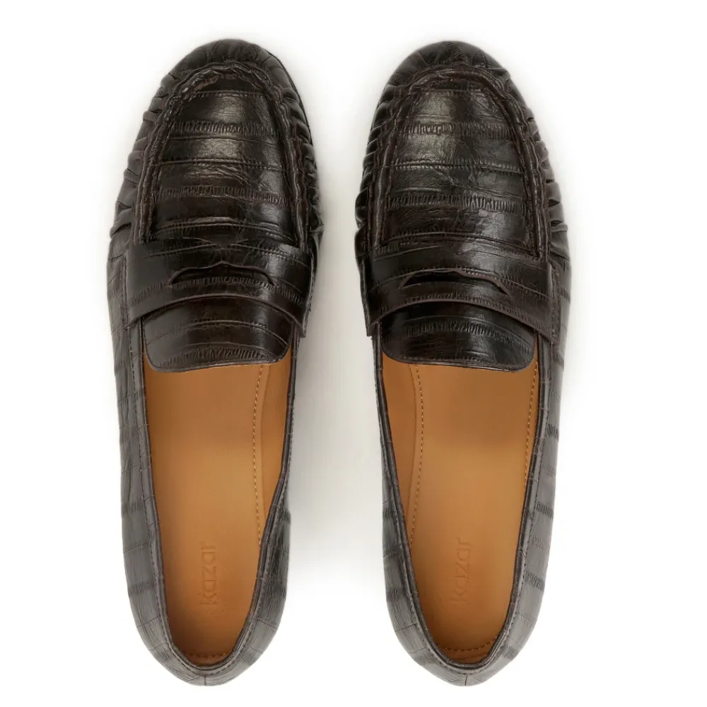 DAMES Kazar Loafers^e palingstijl halfschoenen