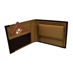 Heren La Martina Portefeuilles^e Portemonnee met Zichtbare Stiksels