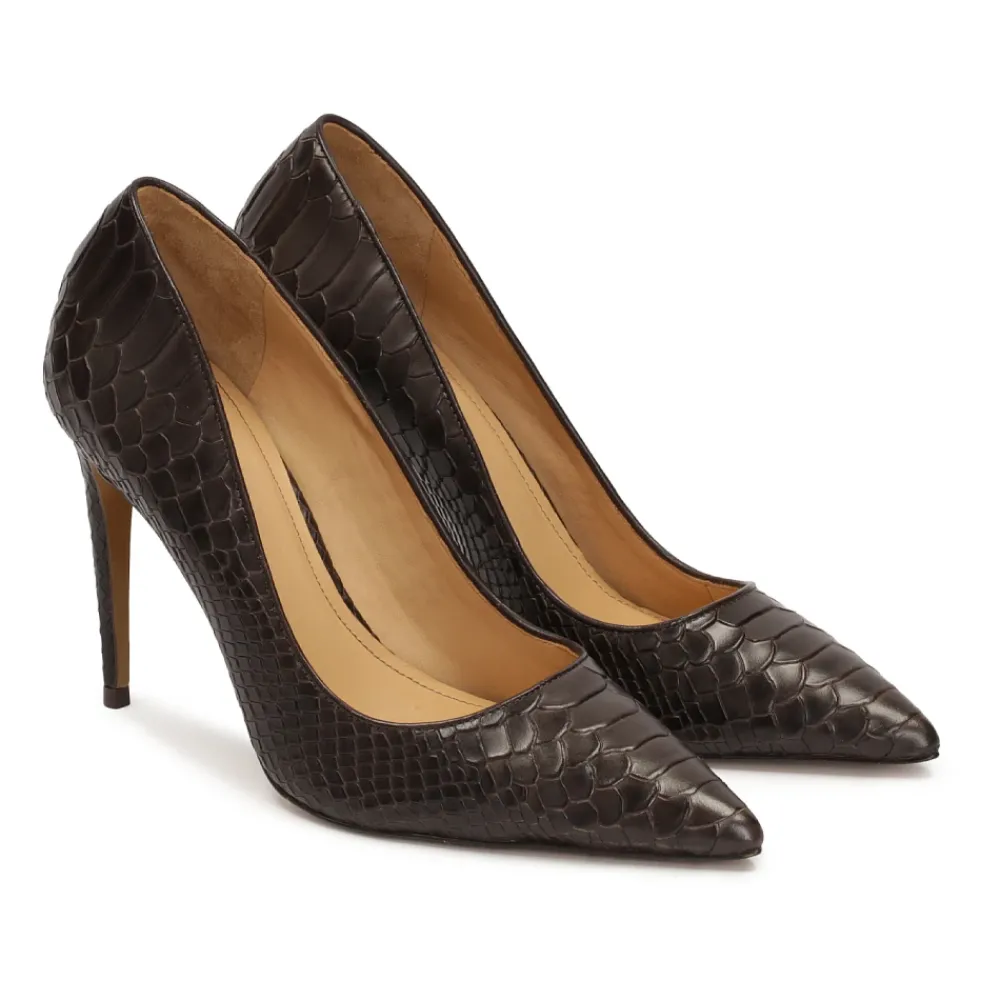 DAMES Kazar e pumps met een exotisch motief