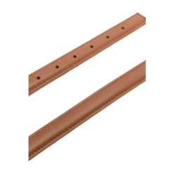 DAMES Anine Bing Riemen^e Riem met Vierkante Gesp en Stikseldetails