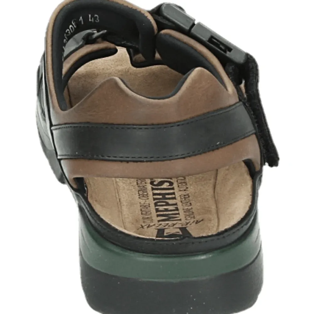 Heren Mephisto Sandalen^e Sandaal met Rubberen Zool