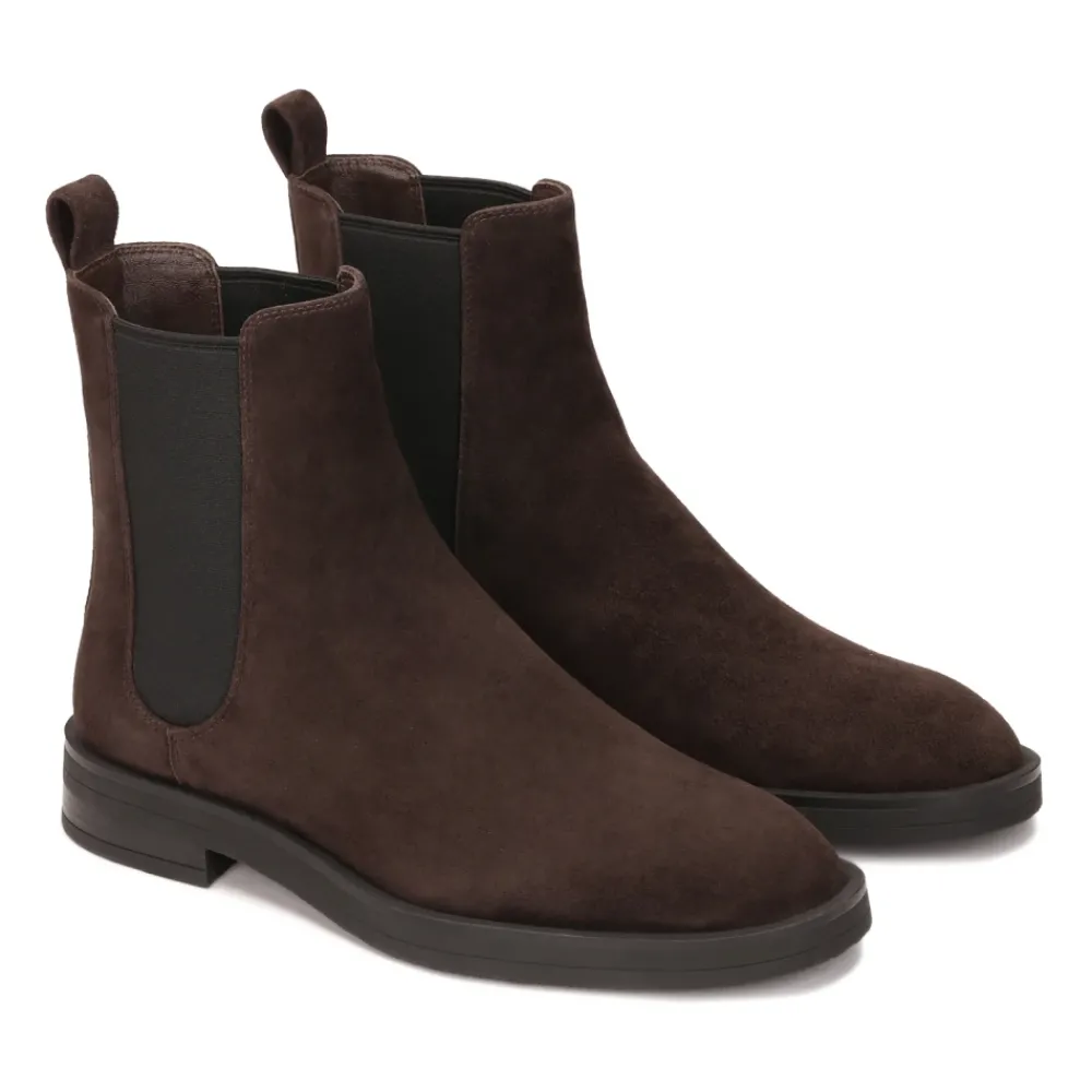 DAMES Kazar e suède Chelsea-laarzen