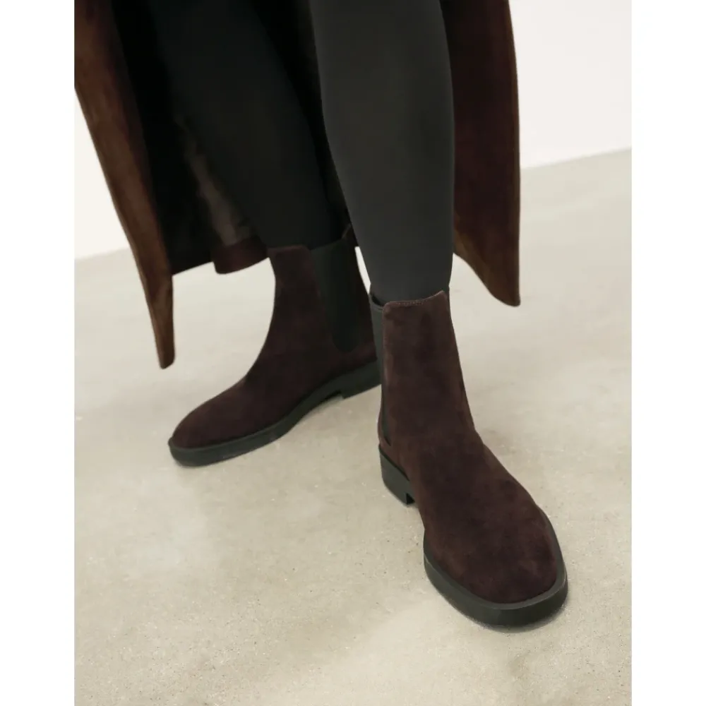 DAMES Kazar e suède Chelsea-laarzen