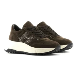 DAMES Hogan e Suède Glitter Sneakers