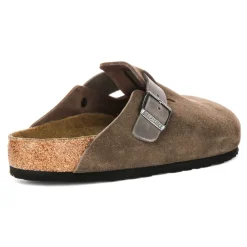 Heren Birkenstock Bruine Suède Klompen