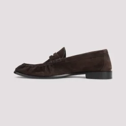 Heren Saint Laurent Instappers & Slip Ons^e Suède Loafers