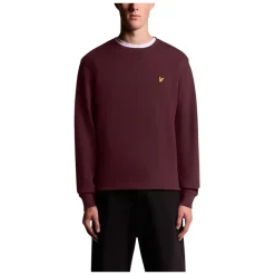 Heren Lyle & Scott Truien & Vesten^Brushed Back Crew Neck Sweat