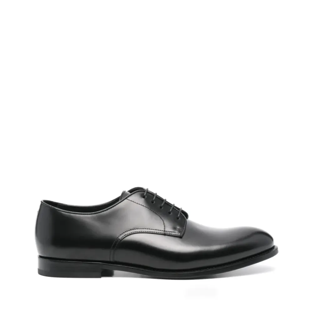 Heren Doucal's Instappers & Slip Ons|Nette Schoenen^Brushed Leather Derby Schoenen