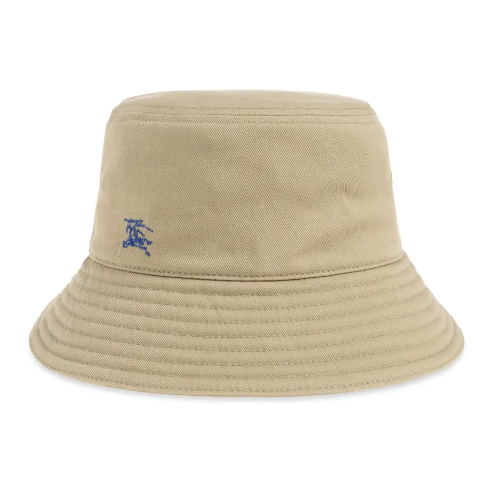 Heren Burberry Hoeden^Bucket Hat met Logo