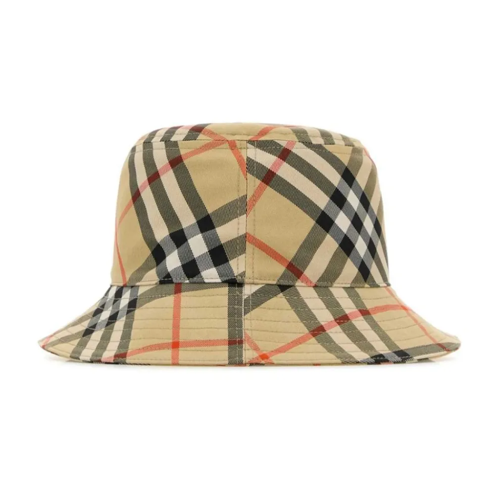 Heren Burberry Hoeden^Bucket Hat met Vintage Check