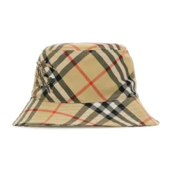 Heren Burberry Hoeden^Bucket Hat met Vintage Check