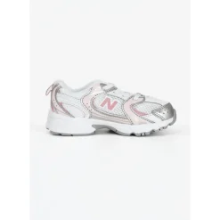 New Balance Bungee Wit Zilver Roze Baby Sneakers