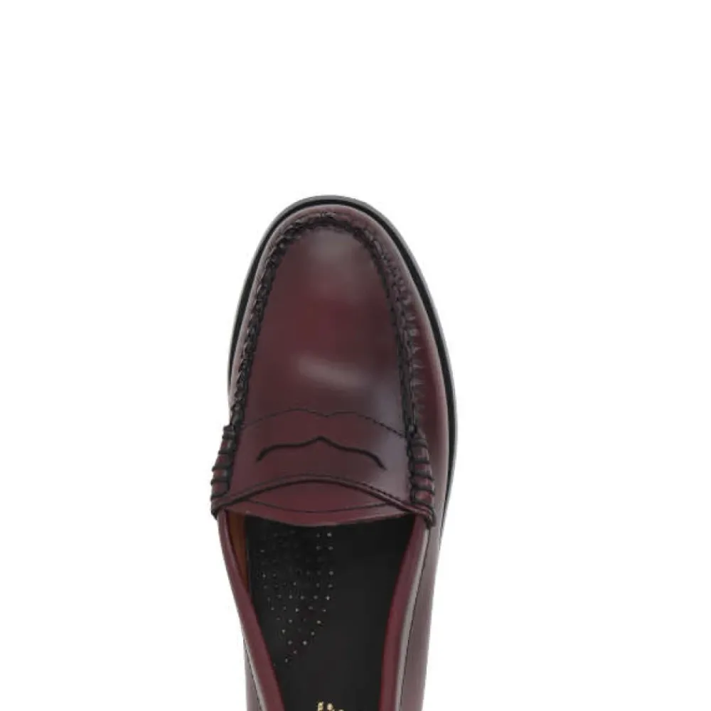 DAMES G.H. Bass & Co. Loafers^Burgundy Penny Loafer Platte Schoenen