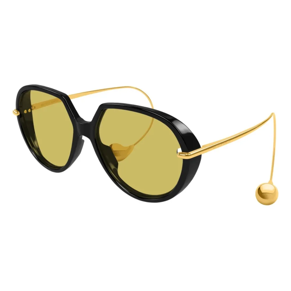 Heren Bottega Veneta BV1436S 001 Sunglasses