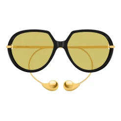 Heren Bottega Veneta BV1436S 001 Sunglasses