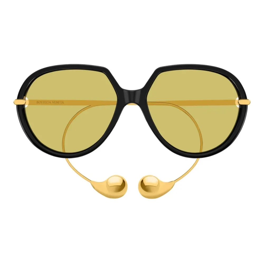 Heren Bottega Veneta BV1436S 001 Sunglasses