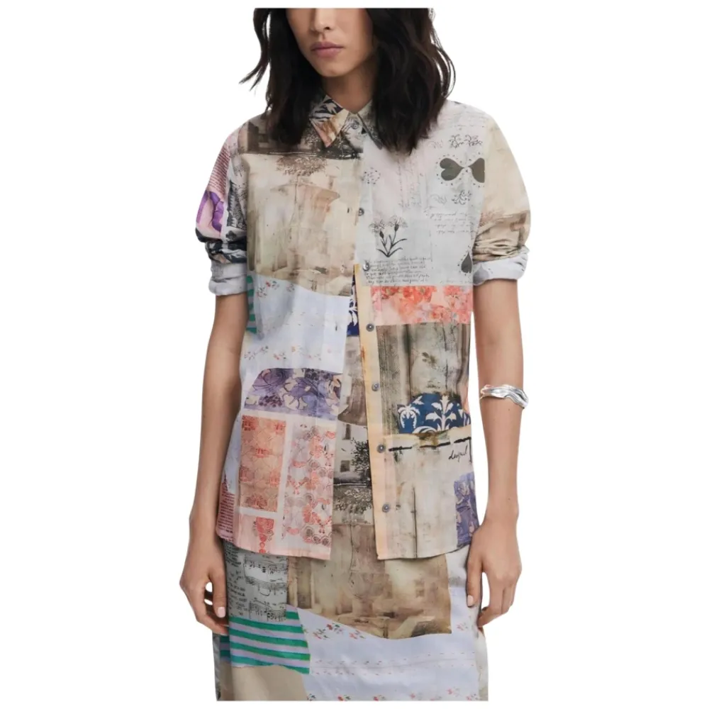 DAMES Desigual Blouses^CAM_PHOTOPOSTA Blouse met lange mouwen