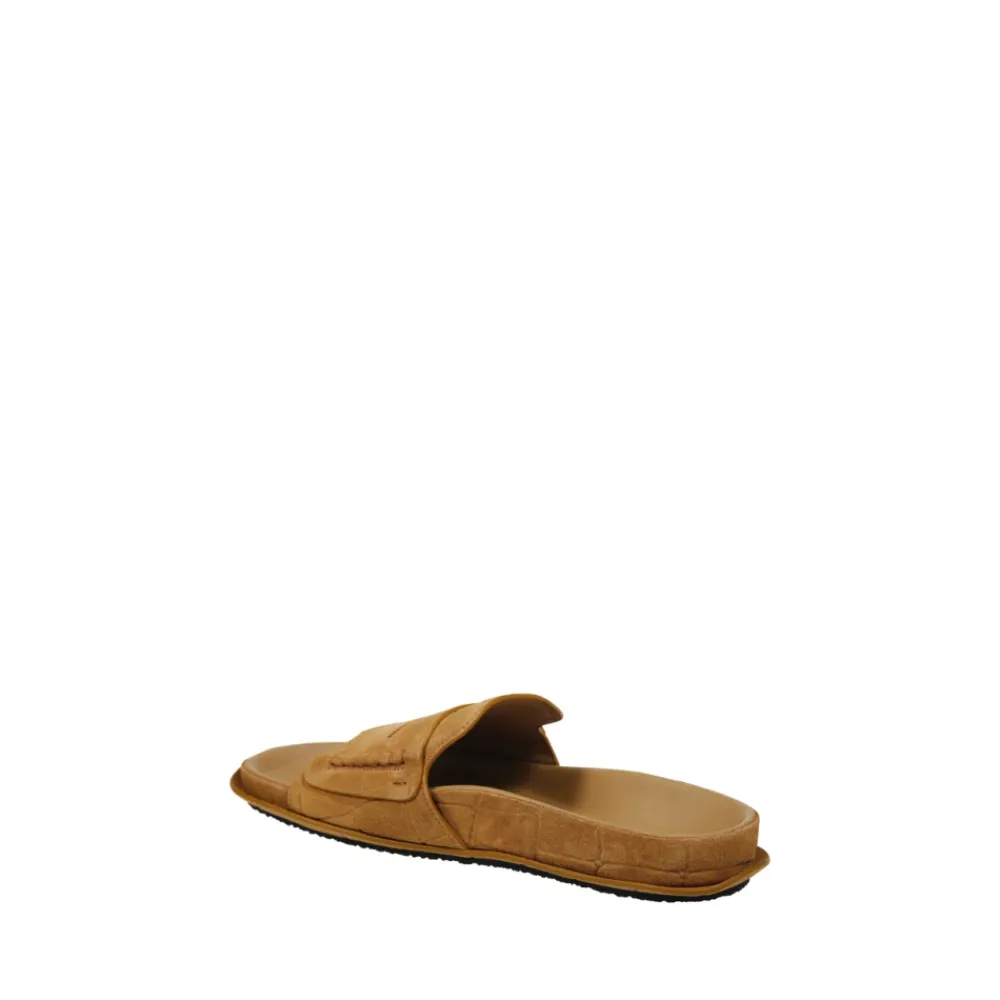 DAMES Jacquemus Camel Mocassin Sandalen