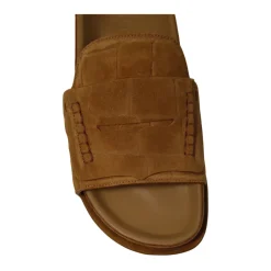 DAMES Jacquemus Camel Mocassin Sandalen