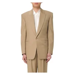 Heren Saint Laurent Kostuums^Camel Tailored Blazer