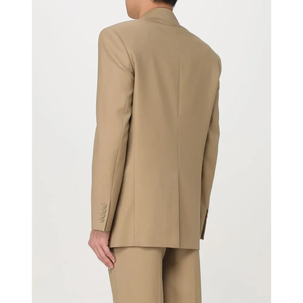 Heren Saint Laurent Kostuums^Camel Tailored Blazer