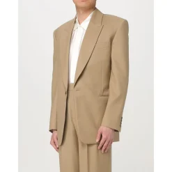 Heren Saint Laurent Kostuums^Camel Tailored Blazer
