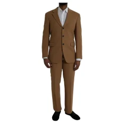 Heren Prada Camel Wool Two-Button Suit