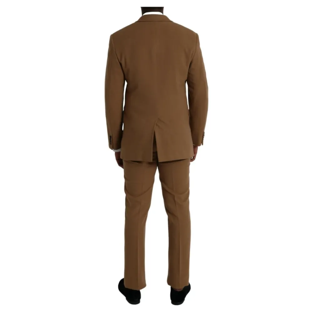 Heren Prada Camel Wool Two-Button Suit