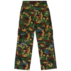 Off White Camouflage Cargo Broek