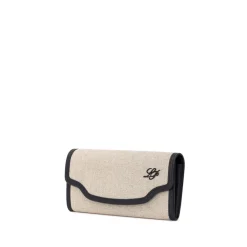 DAMES Loro Piana Portefeuilles^Canvas Portemonnees en Kaarthouders