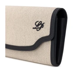 DAMES Loro Piana Portefeuilles^Canvas Portemonnees en Kaarthouders