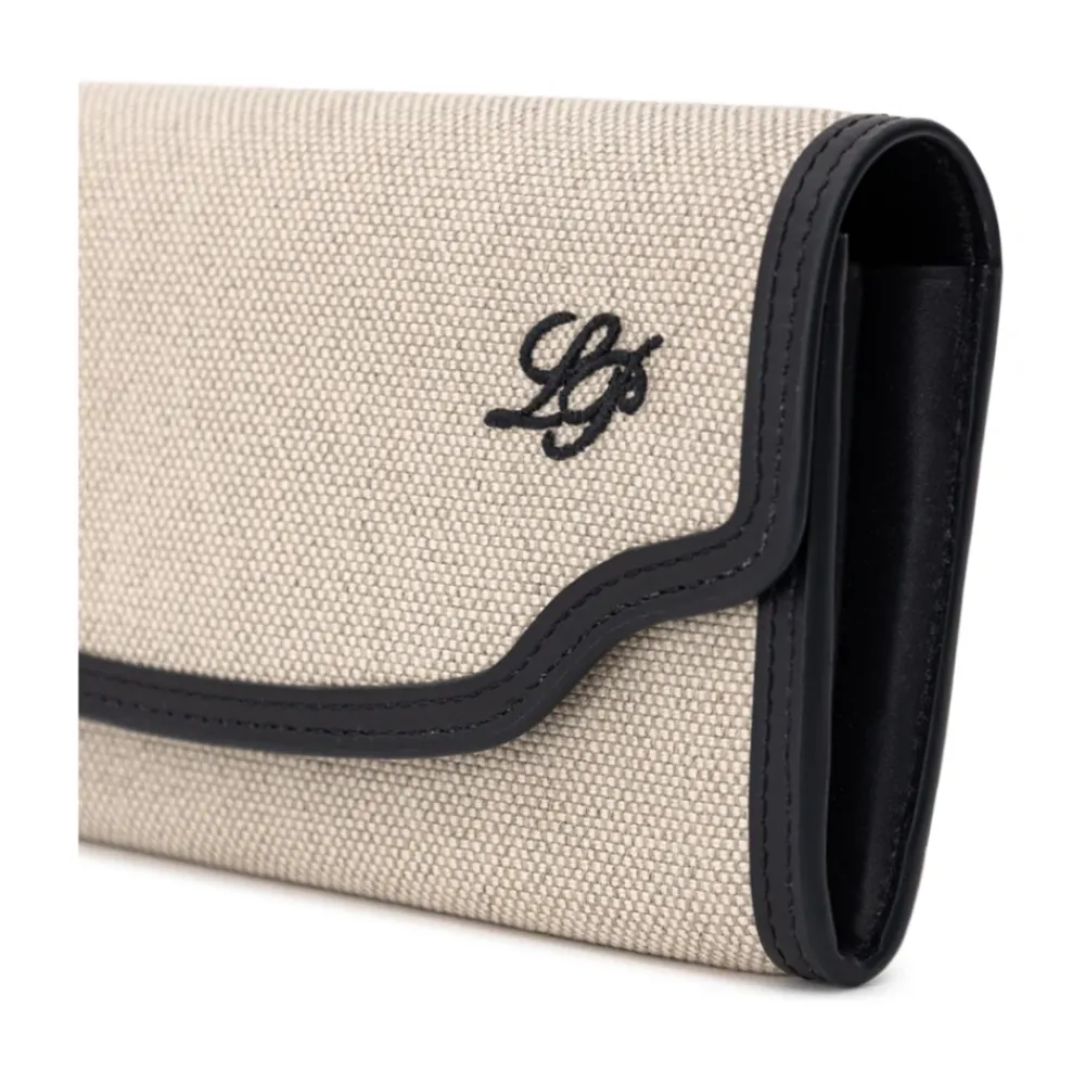 DAMES Loro Piana Portefeuilles^Canvas Portemonnees en Kaarthouders