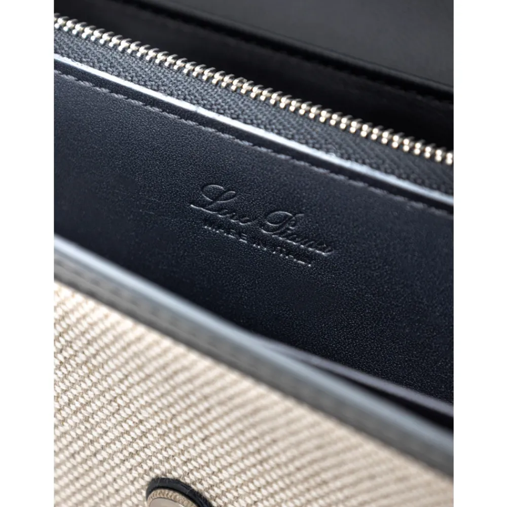 DAMES Loro Piana Portefeuilles^Canvas Portemonnees en Kaarthouders