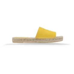 DAMES Prada Canvas Slip-On Espadrilles met Leren Patch