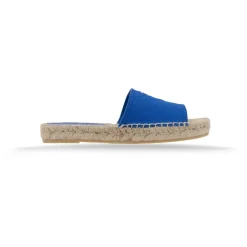 DAMES Prada Canvas Slip-On Espadrilles met Leren Patch