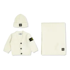 Stone Island Cardigan, Sjaal en Mutsen Set