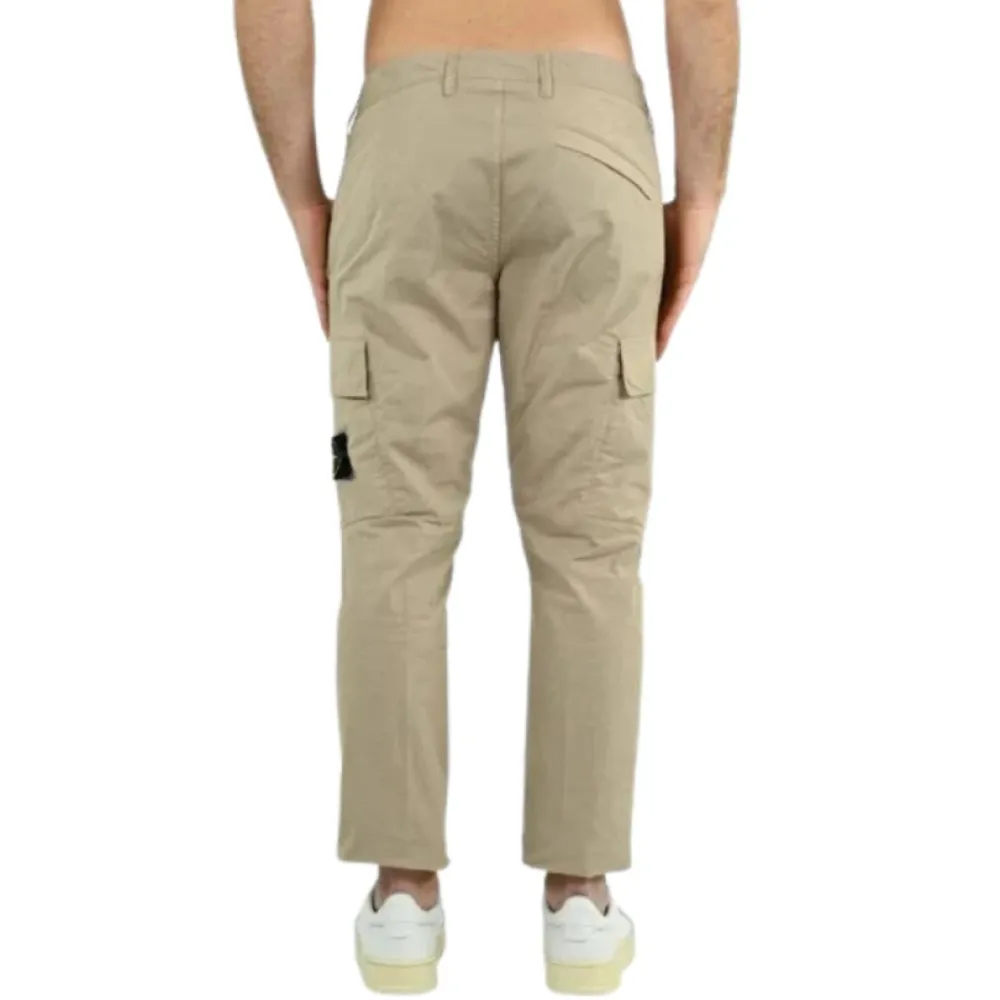 Heren Stone Island Broeken^Cargo Chino Broek