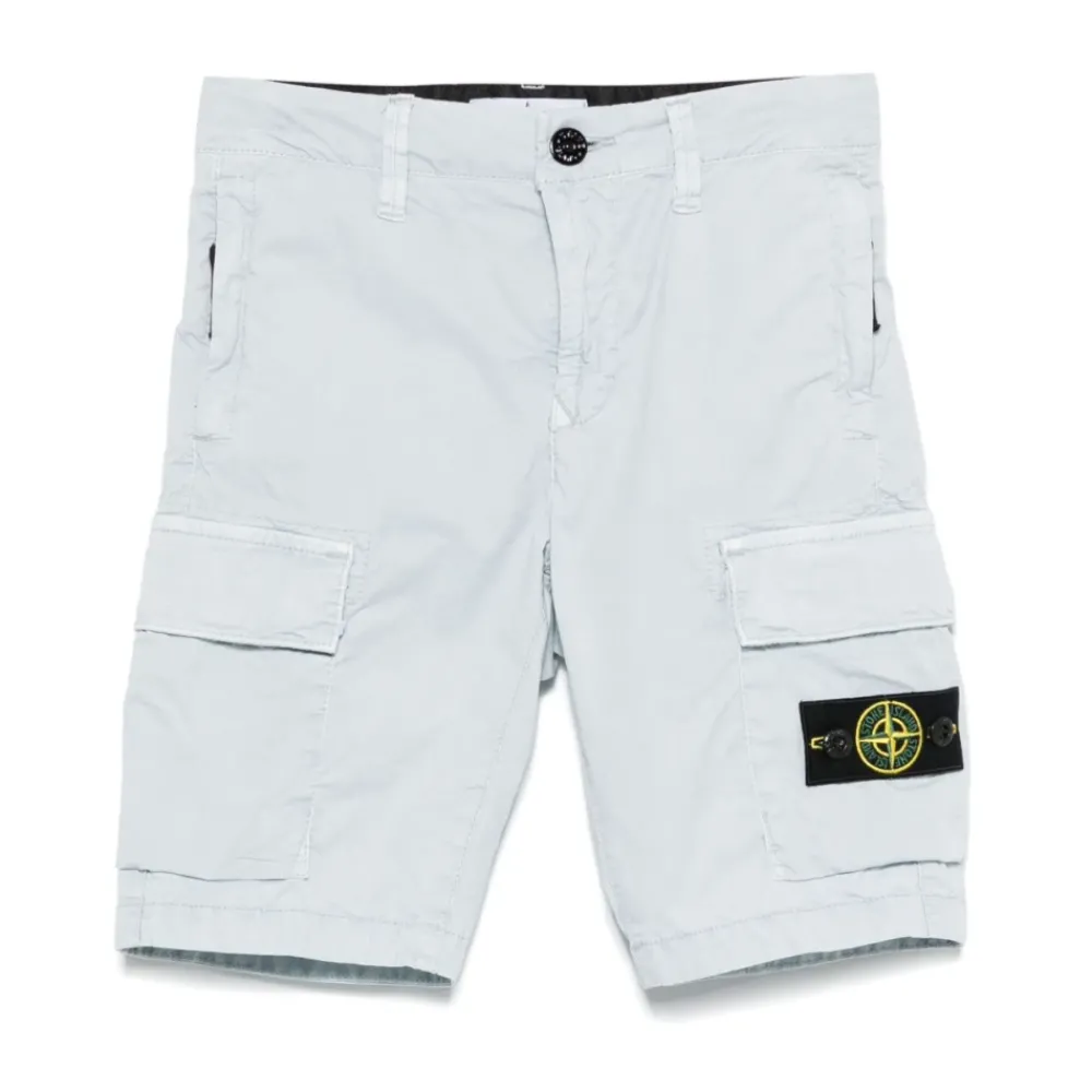 Stone Island Cargo Shorts met Zakken met Rits