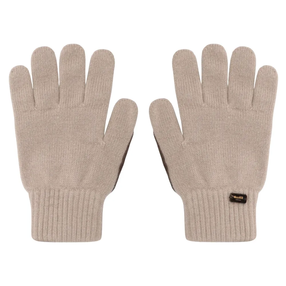 Heren Moorer Cashmere Gebreide Handschoenen